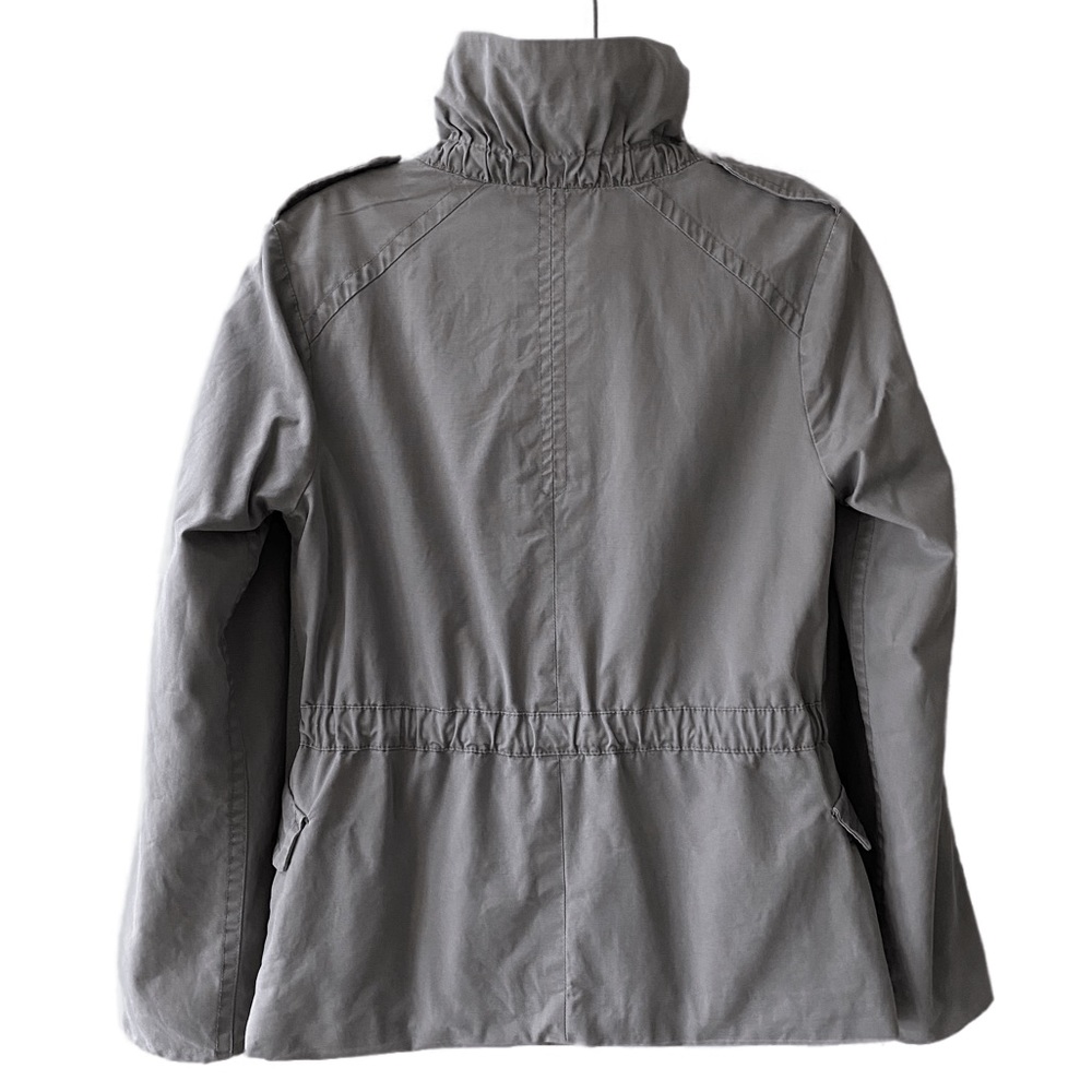 Gray Utility Jacket Lightweight Lined Gap Grey Mi… - image 4